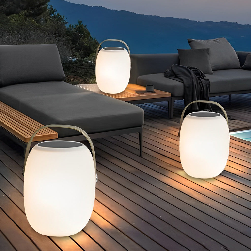 Outdoor Solar Lantern Light with Handle