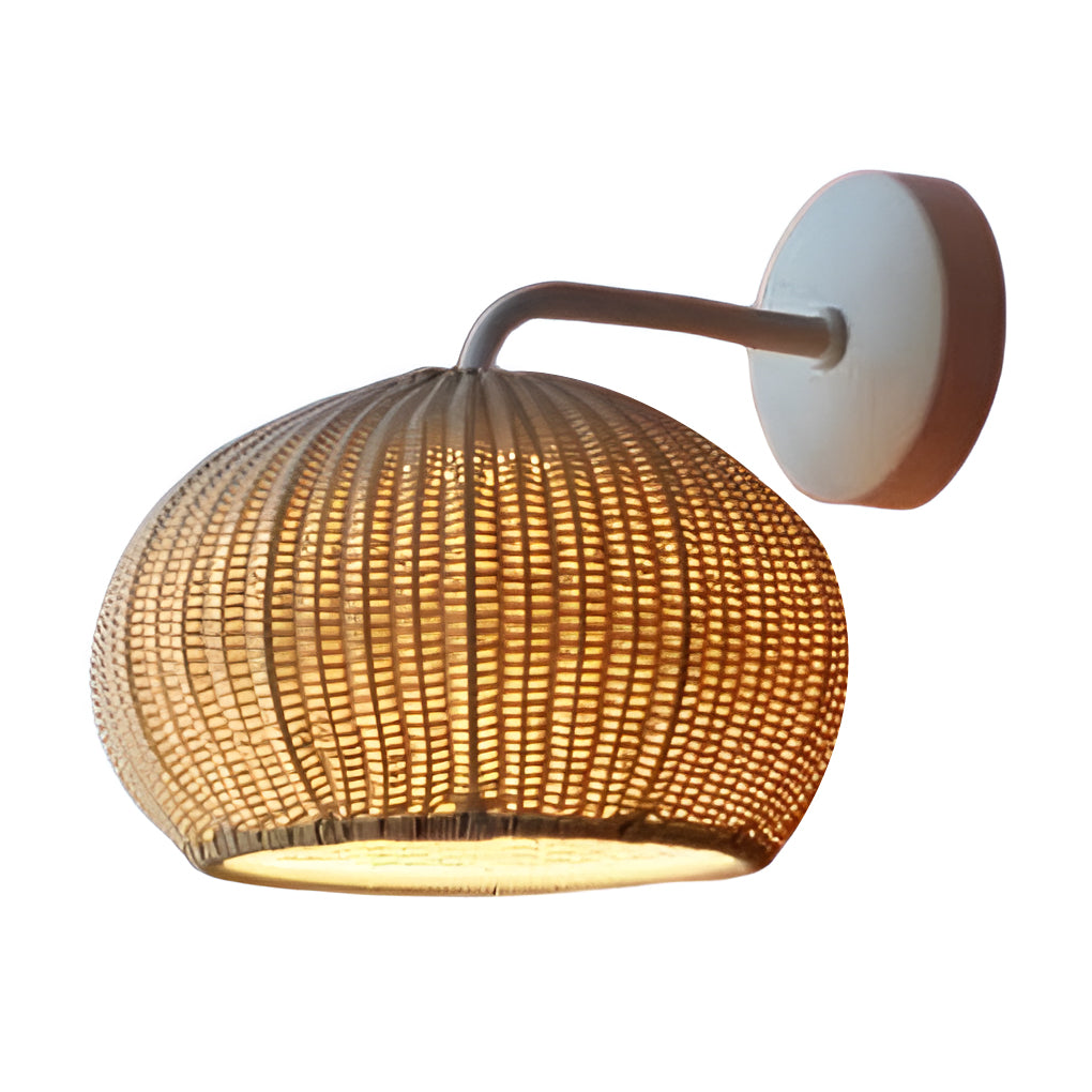 Outdoor Pendant Light Rattan Modern Garden Lamp