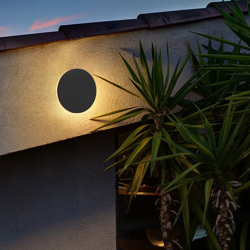 Wall Light Modern Black Outdoor LED Lamp
