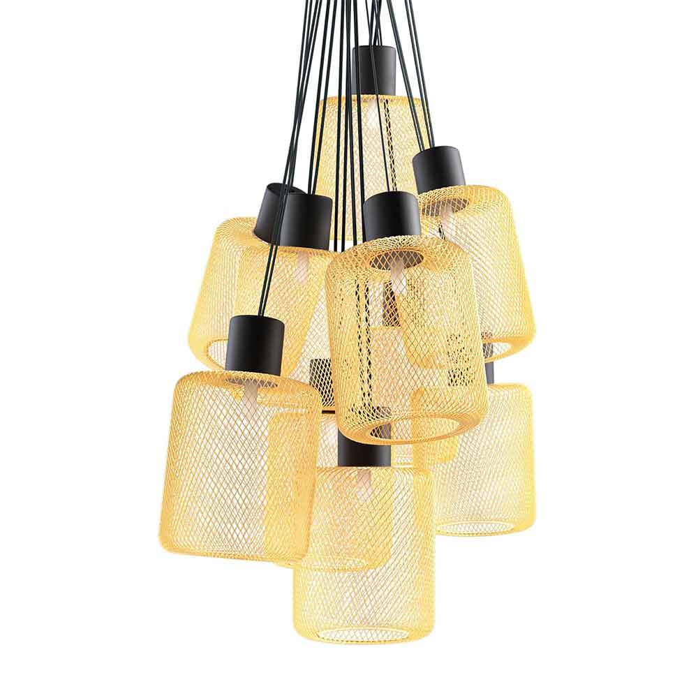 Outdoor Solar Mesh Festoon String Lights