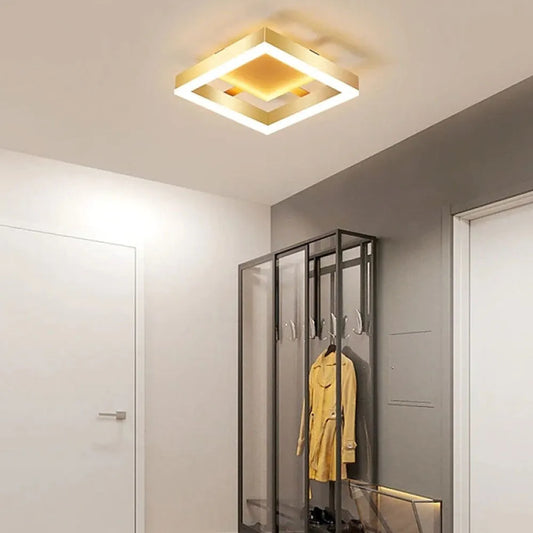 Contemporary Gold LED Flush Mount Ceiling Lights