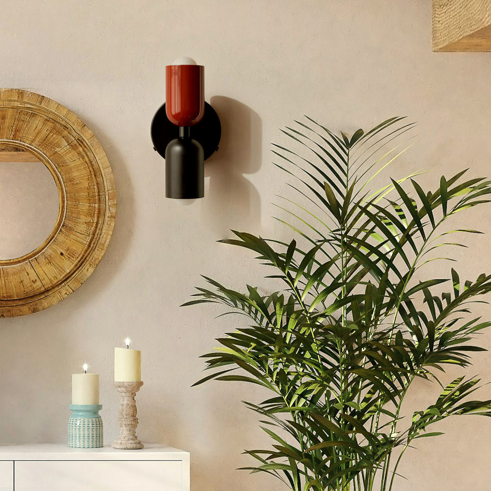 Modern Vintage Double-Headed Utility Room Wall Light - Stylish Illumination for Contemporary Spaces