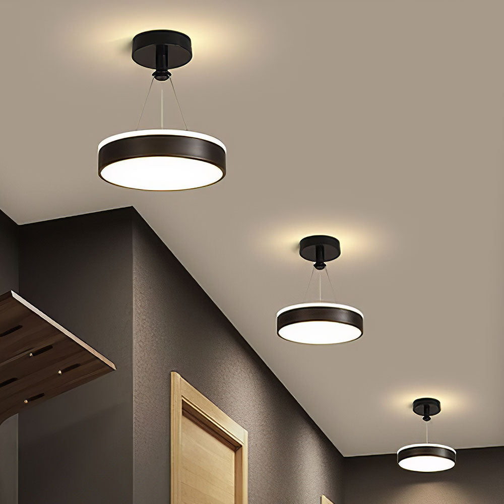 Sleek Modern Metal LED Pendant Ceiling Lights