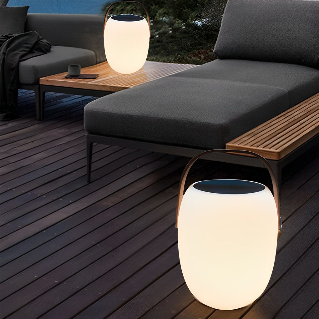 Outdoor Solar Lantern Light with Handle