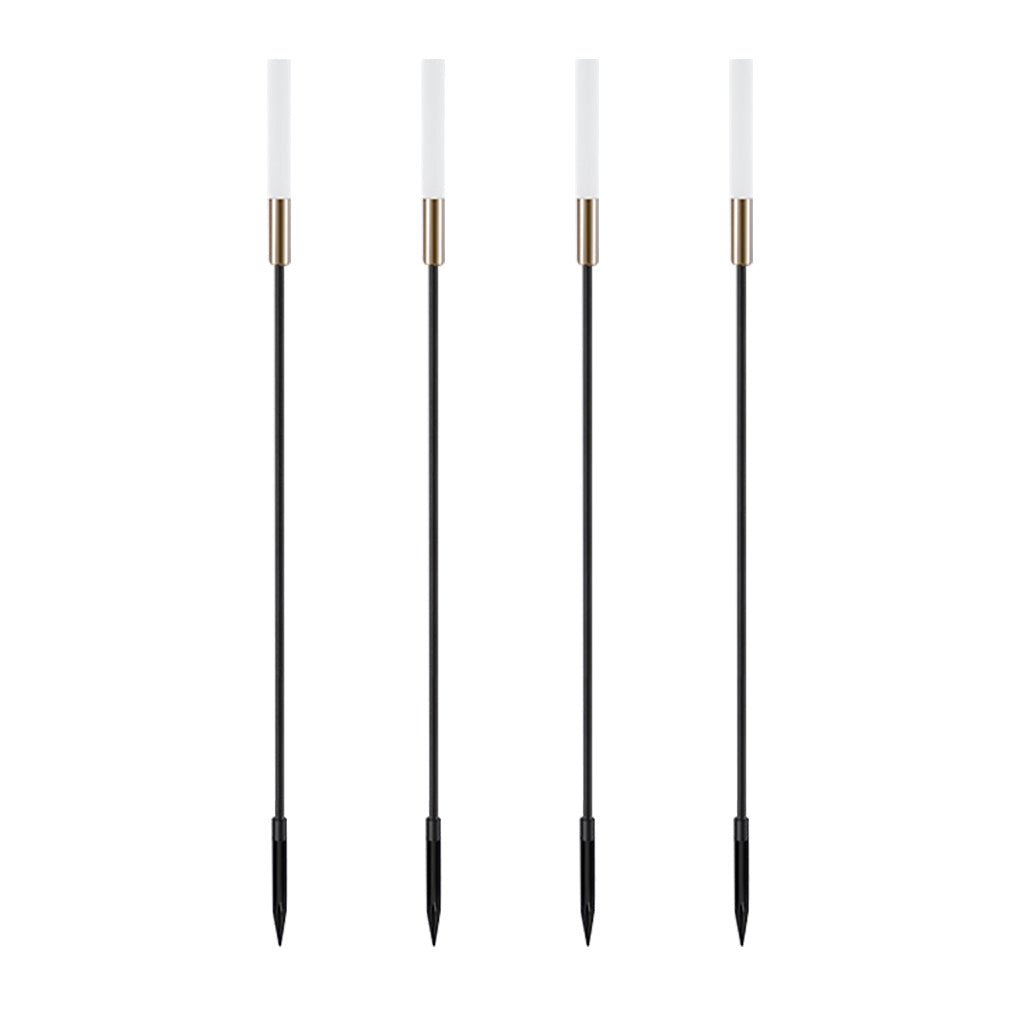Garden Solar Lights Modern Stainless Steel Stakes