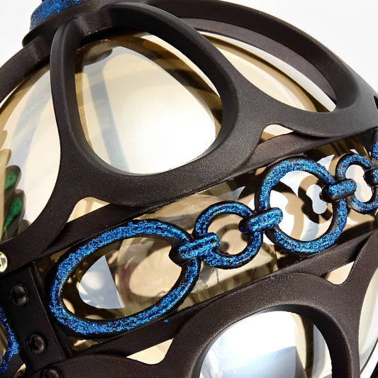 Outdoor Wall Light With Vintage Peacock Design