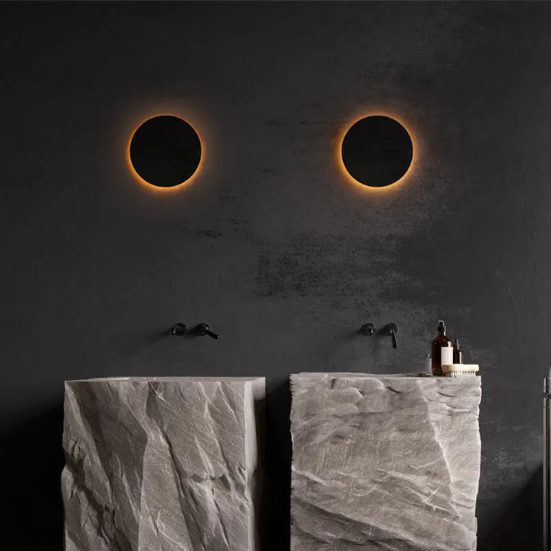 Wall Light Modern Black Outdoor LED Lamp
