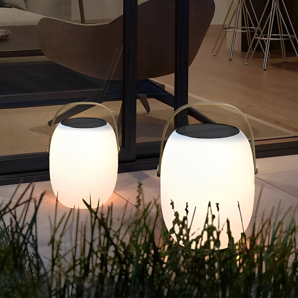 Outdoor Solar Lantern Light with Handle