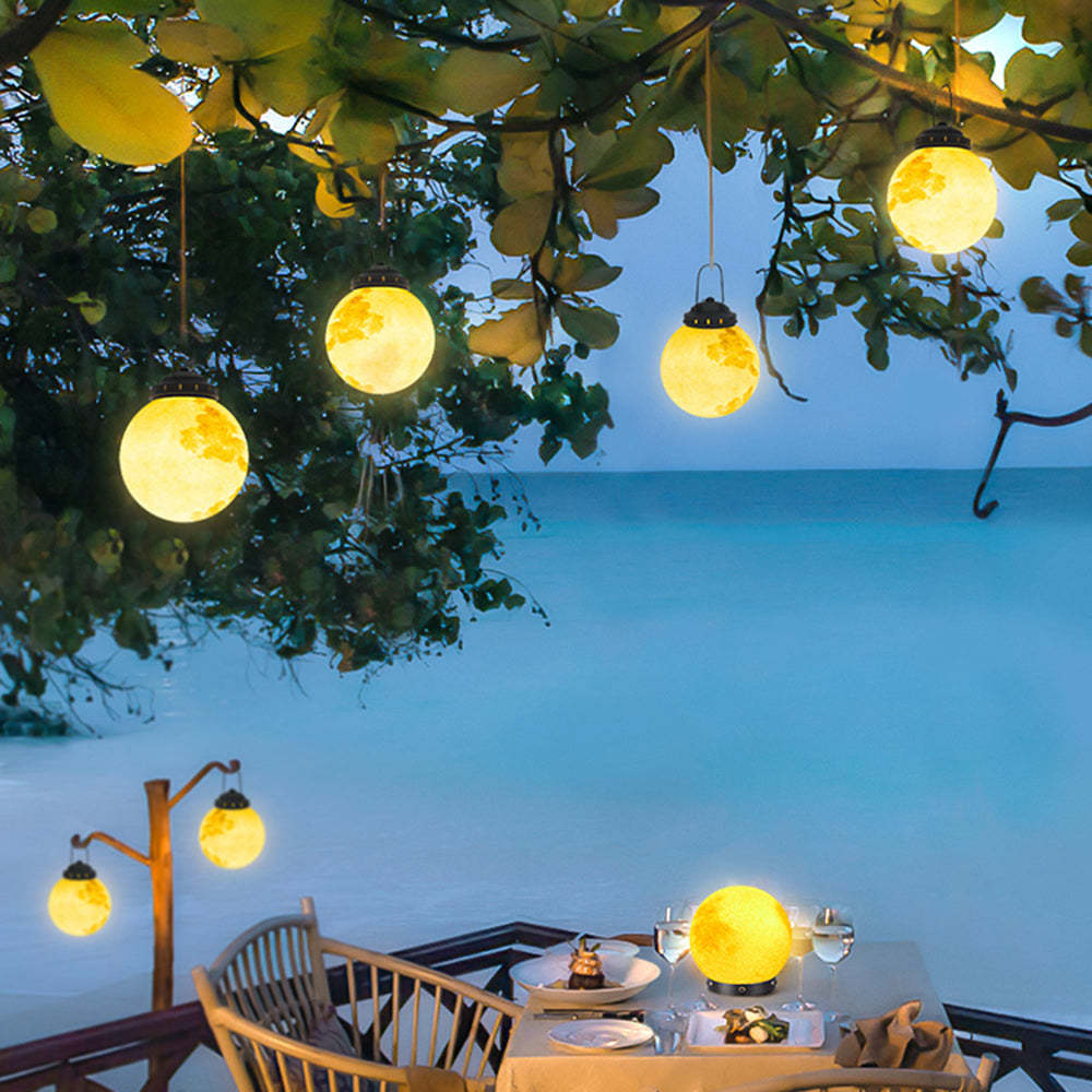 Elif Modern LED Outdoor Pendant Lamp Gold Metal Resin Hallway Outdoor
