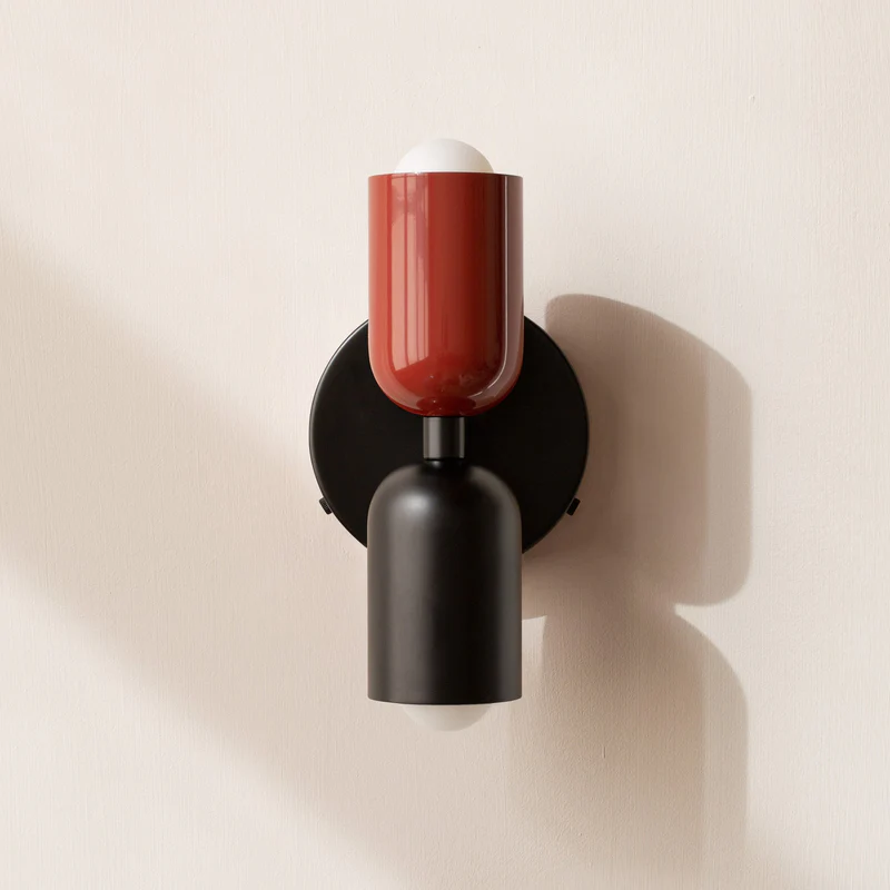 Modern Vintage Double-Headed Utility Room Wall Light - Stylish Illumination for Contemporary Spaces