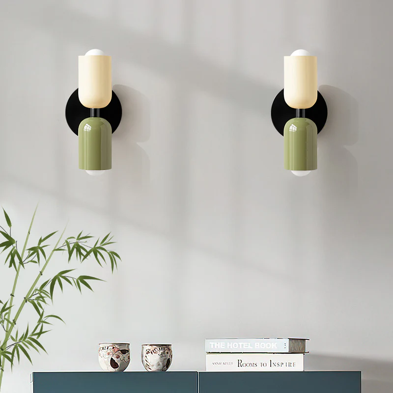 Modern Vintage Double-Headed Utility Room Wall Light - Stylish Illumination for Contemporary Spaces