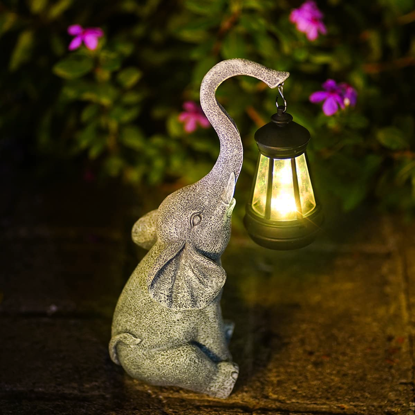 Outdoor Solar Resin Animal Garden Light