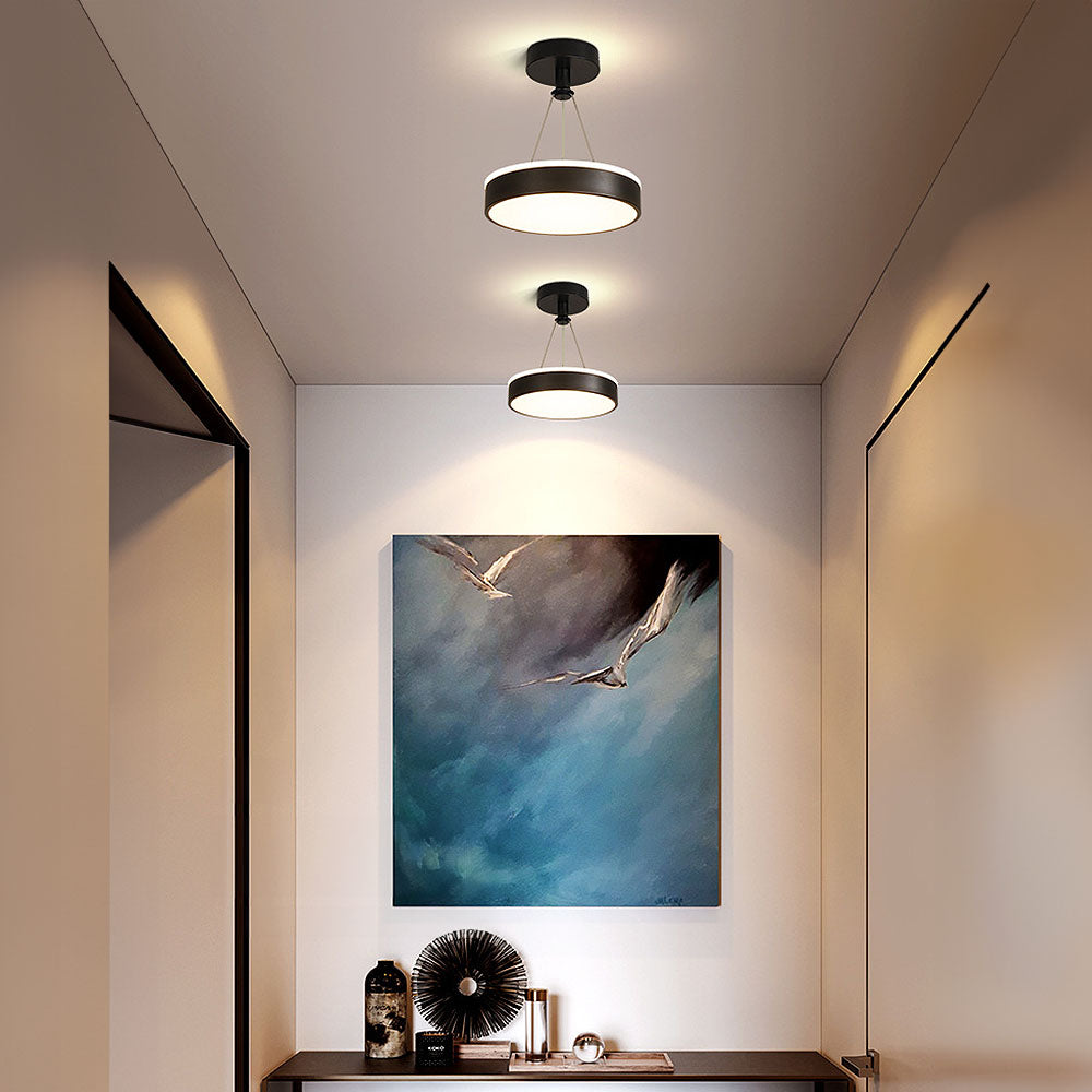 Sleek Modern Metal LED Pendant Ceiling Lights