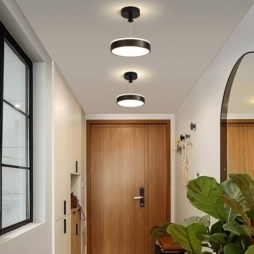 Sleek Modern Metal LED Pendant Ceiling Lights