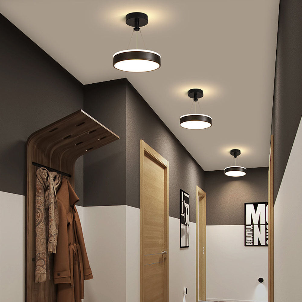 Sleek Modern Metal LED Pendant Ceiling Lights