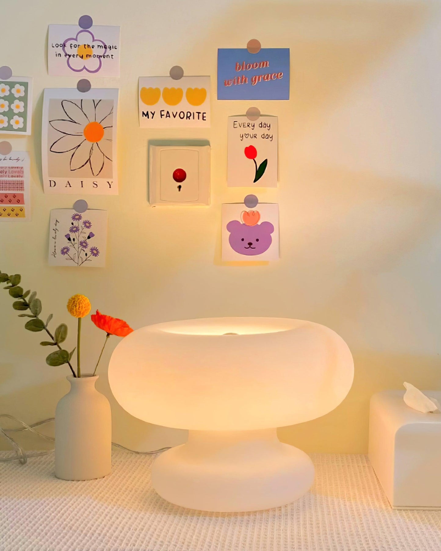 LumoDonut™ | Modern Donut-Shaped LED Table Lamp