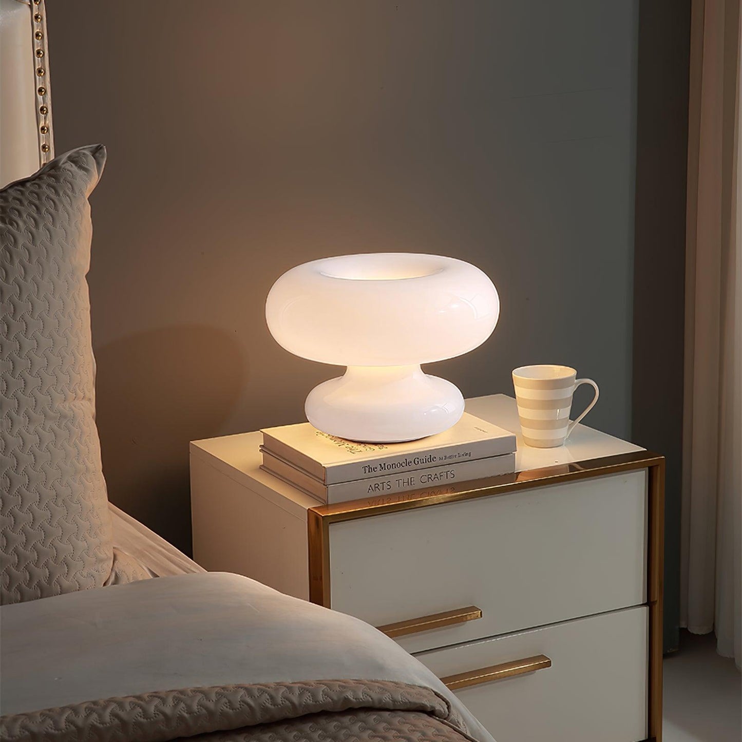 LumoDonut™ | Modern Donut-Shaped LED Table Lamp