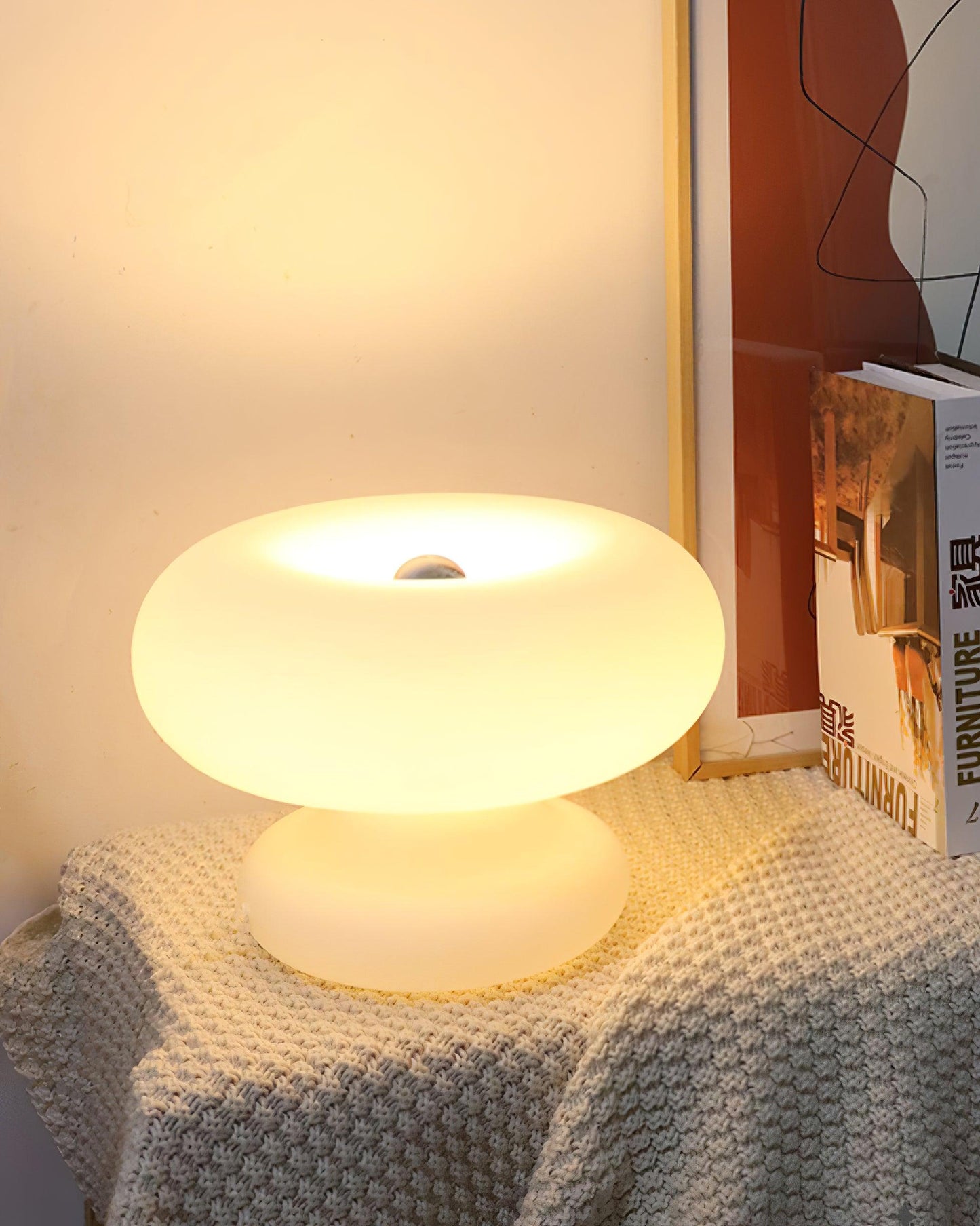 LumoDonut™ | Modern Donut-Shaped LED Table Lamp