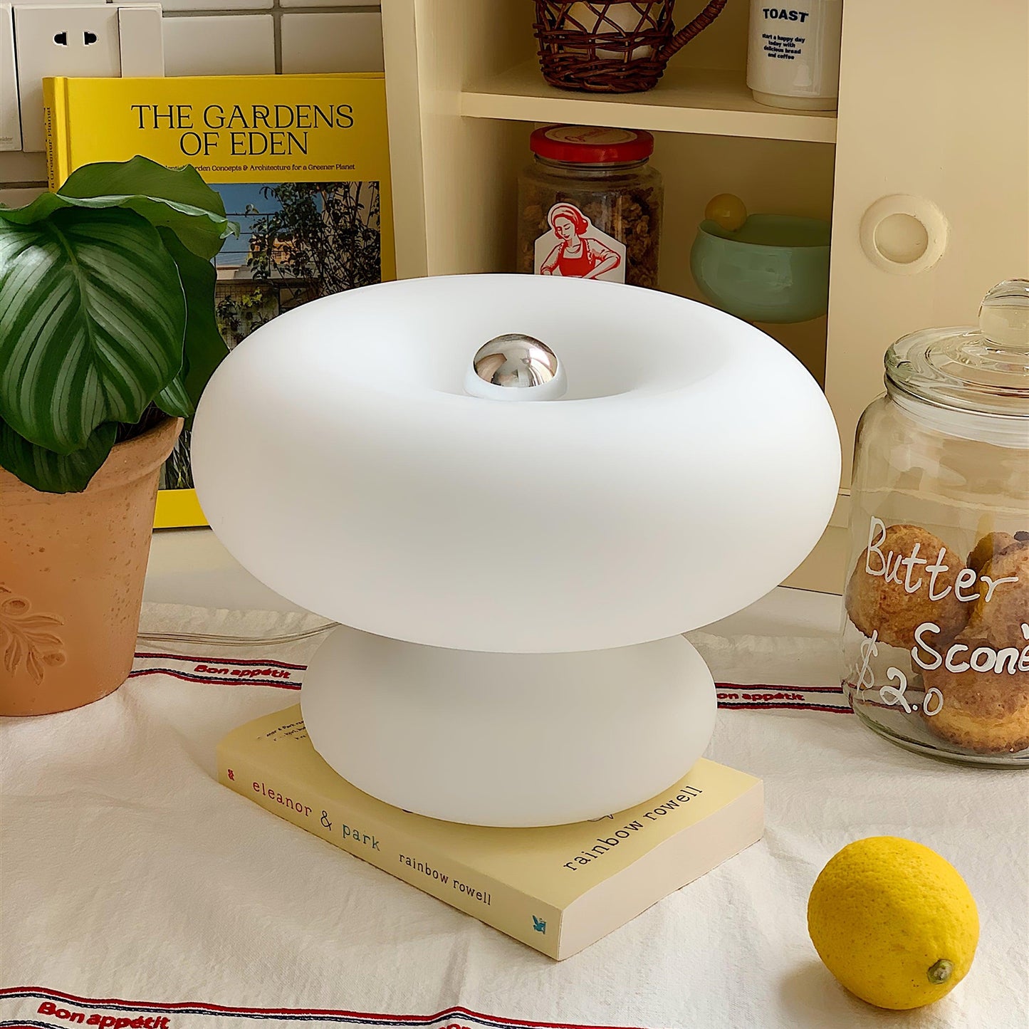 LumoDonut™ | Modern Donut-Shaped LED Table Lamp