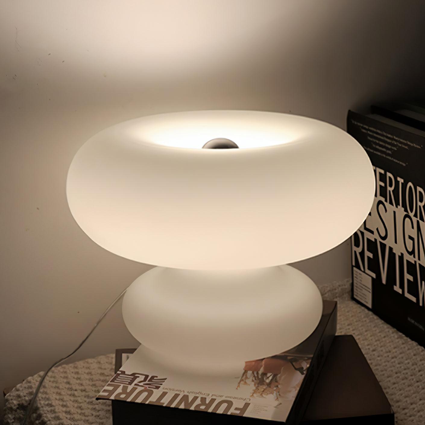 LumoDonut™ | Modern Donut-Shaped LED Table Lamp
