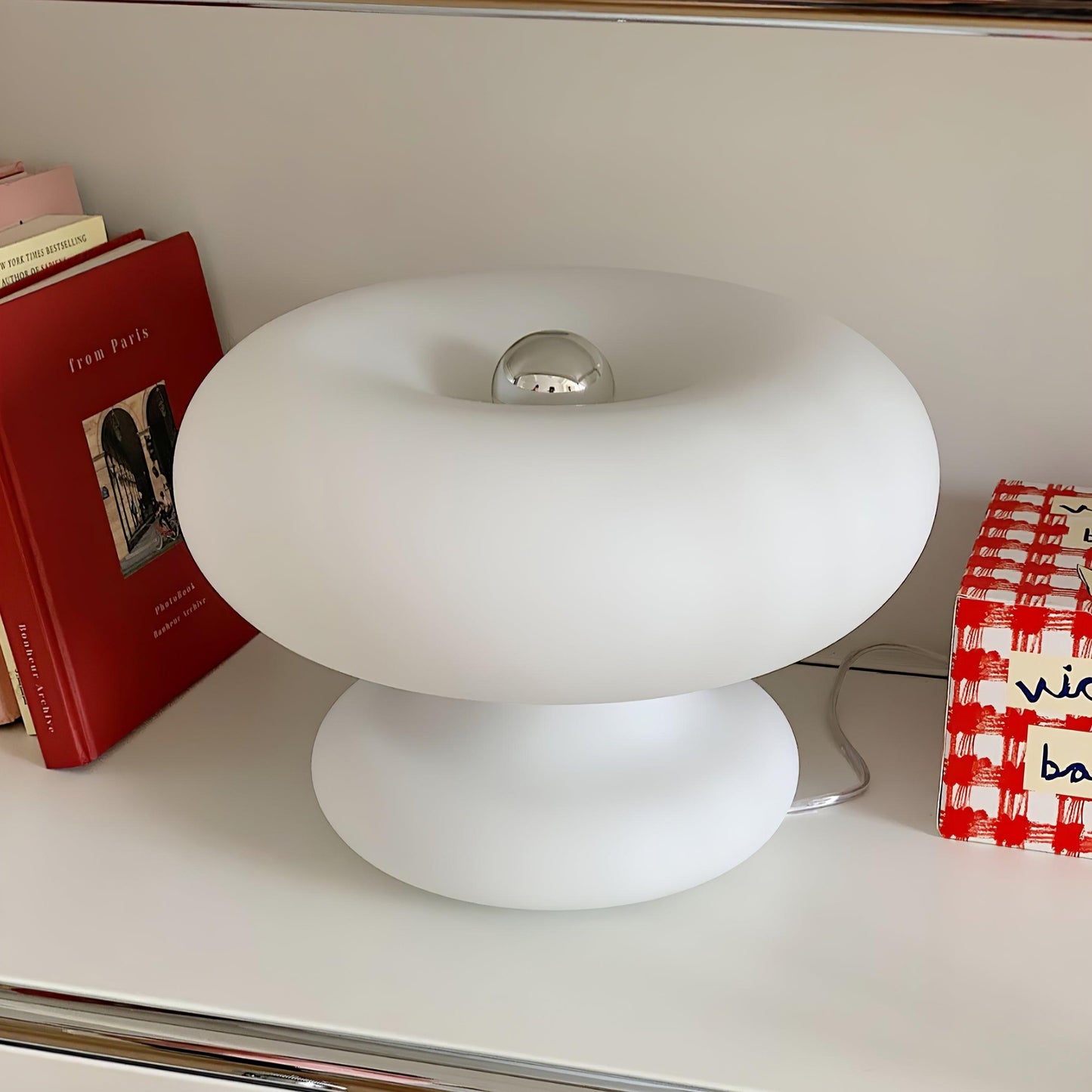 LumoDonut™ | Modern Donut-Shaped LED Table Lamp