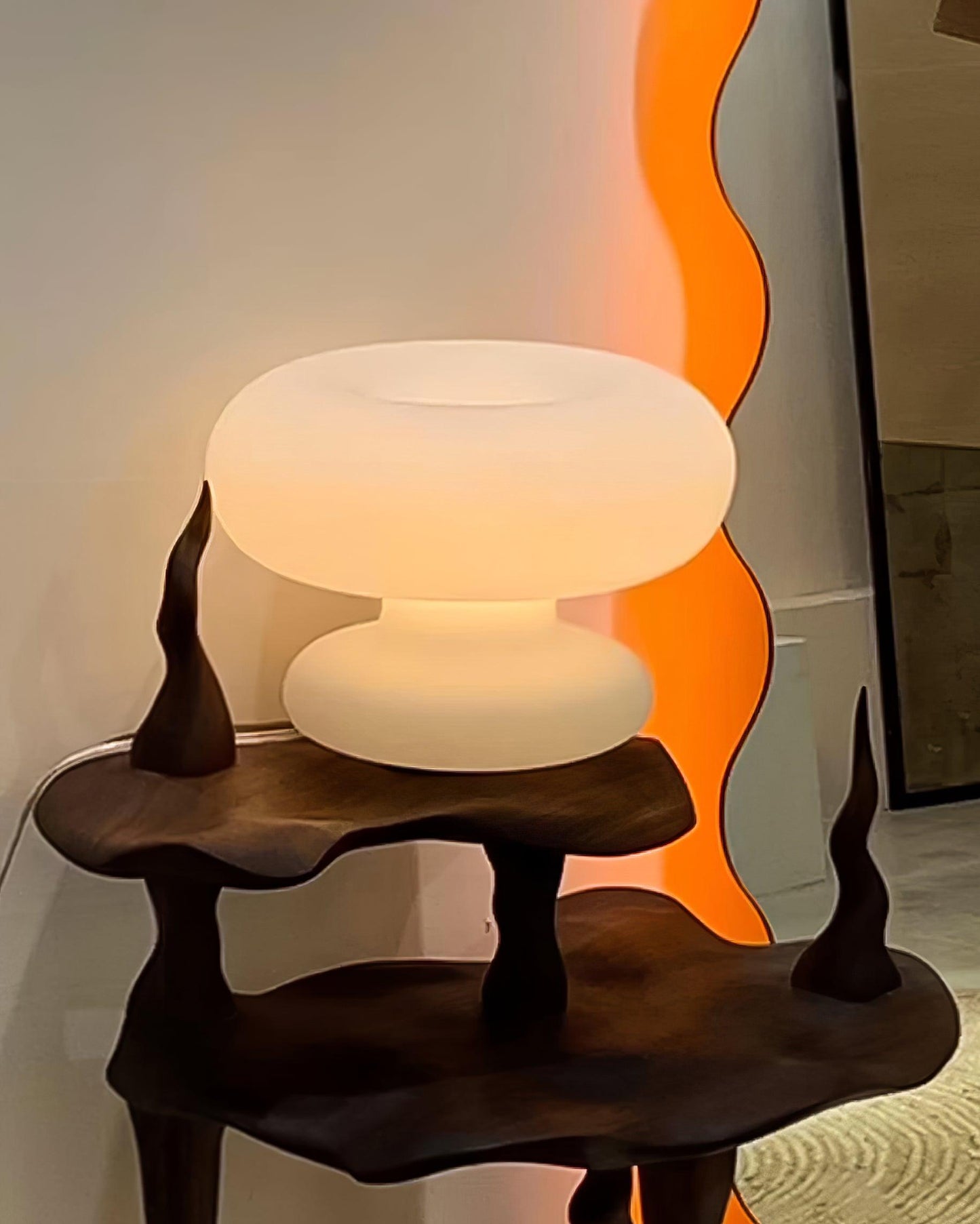 LumoDonut™ | Modern Donut-Shaped LED Table Lamp