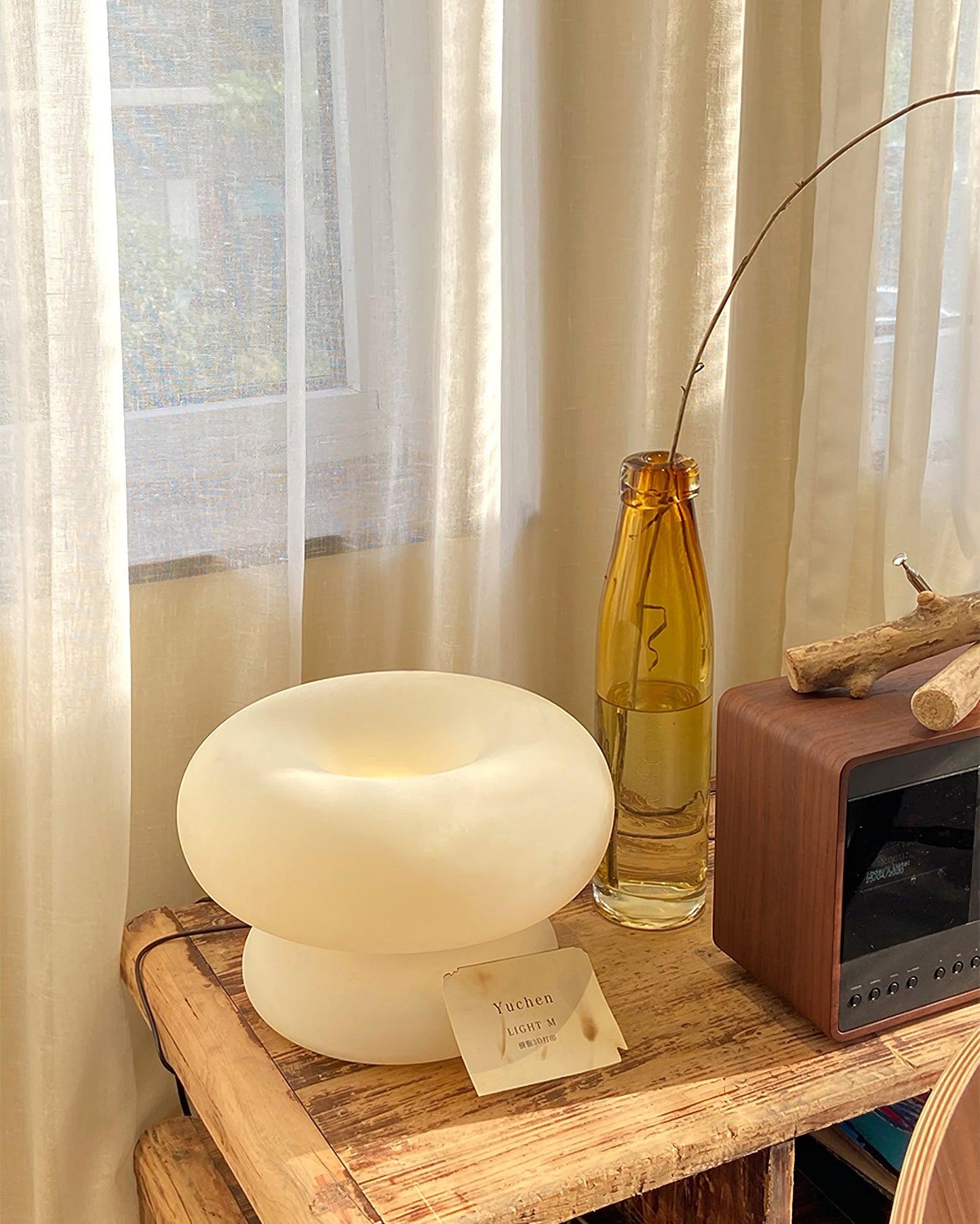 LumoDonut™ | Modern Donut-Shaped LED Table Lamp