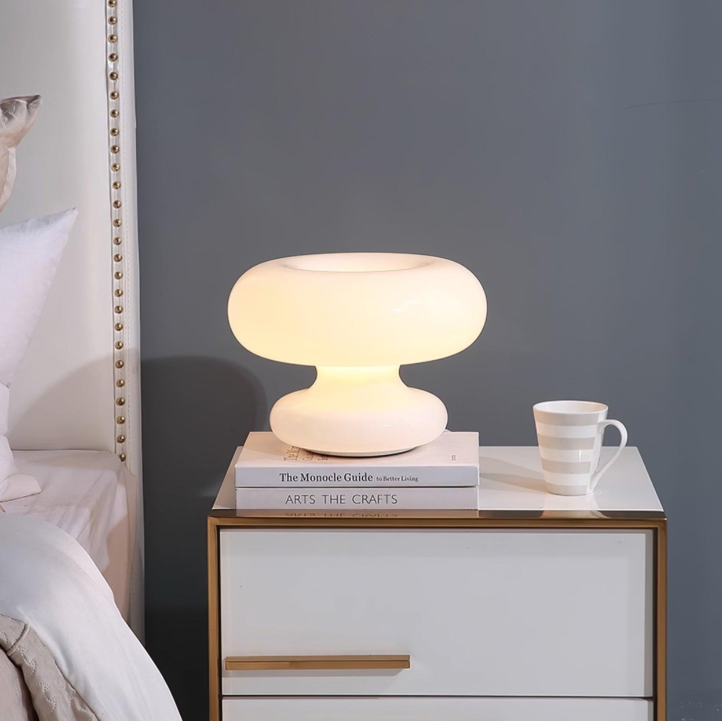 LumoDonut™ | Modern Donut-Shaped LED Table Lamp