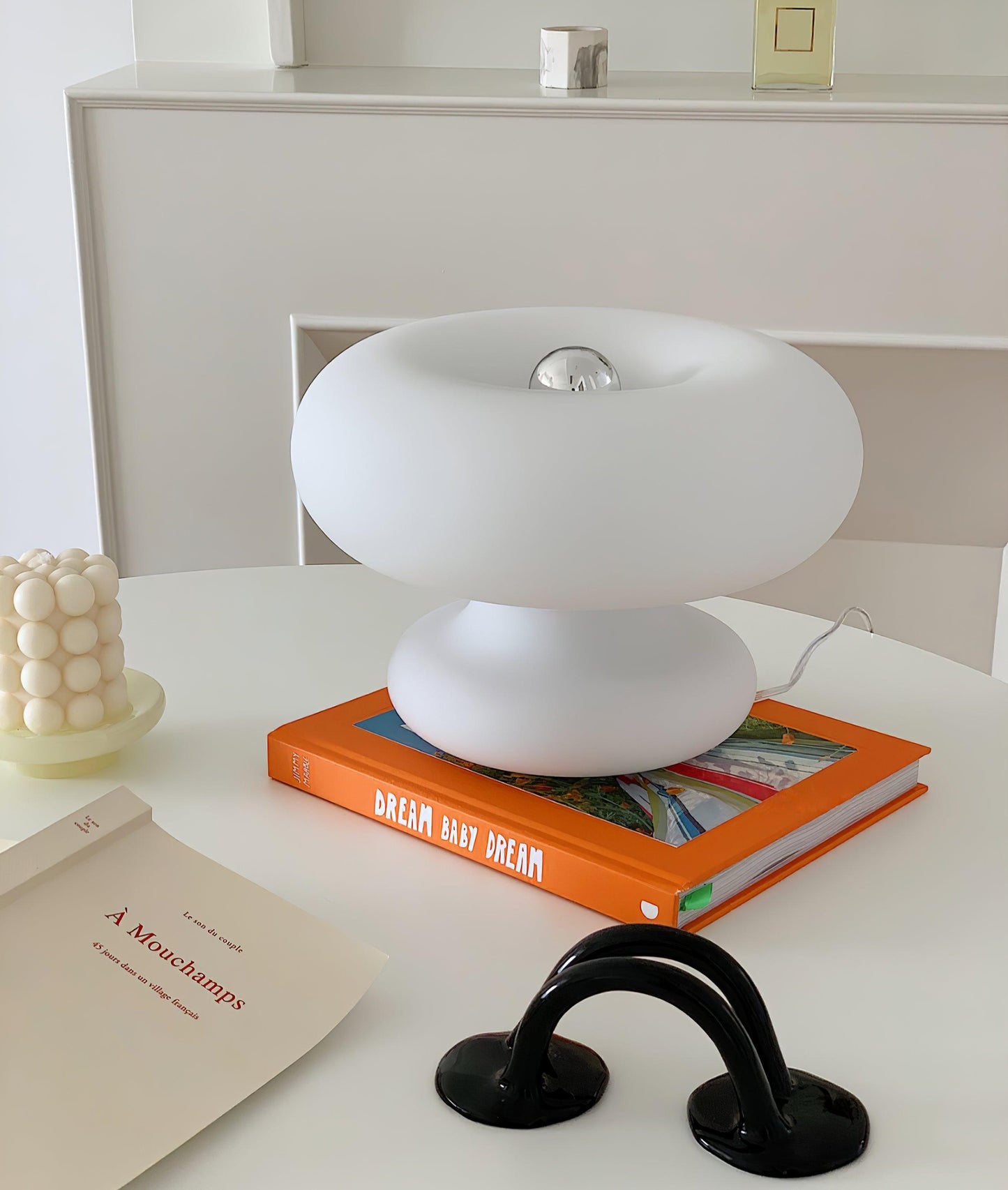 LumoDonut™ | Modern Donut-Shaped LED Table Lamp