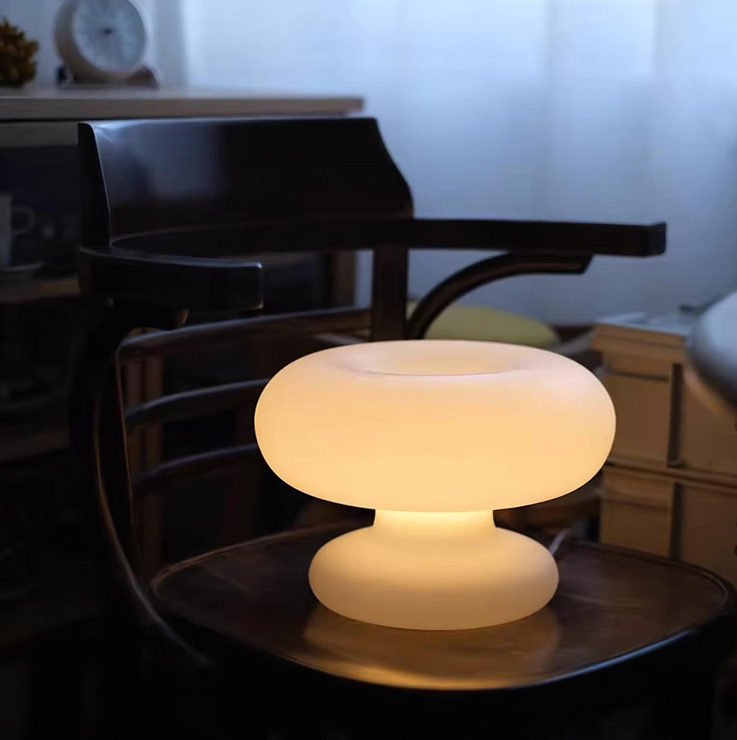 LumoDonut™ | Modern Donut-Shaped LED Table Lamp