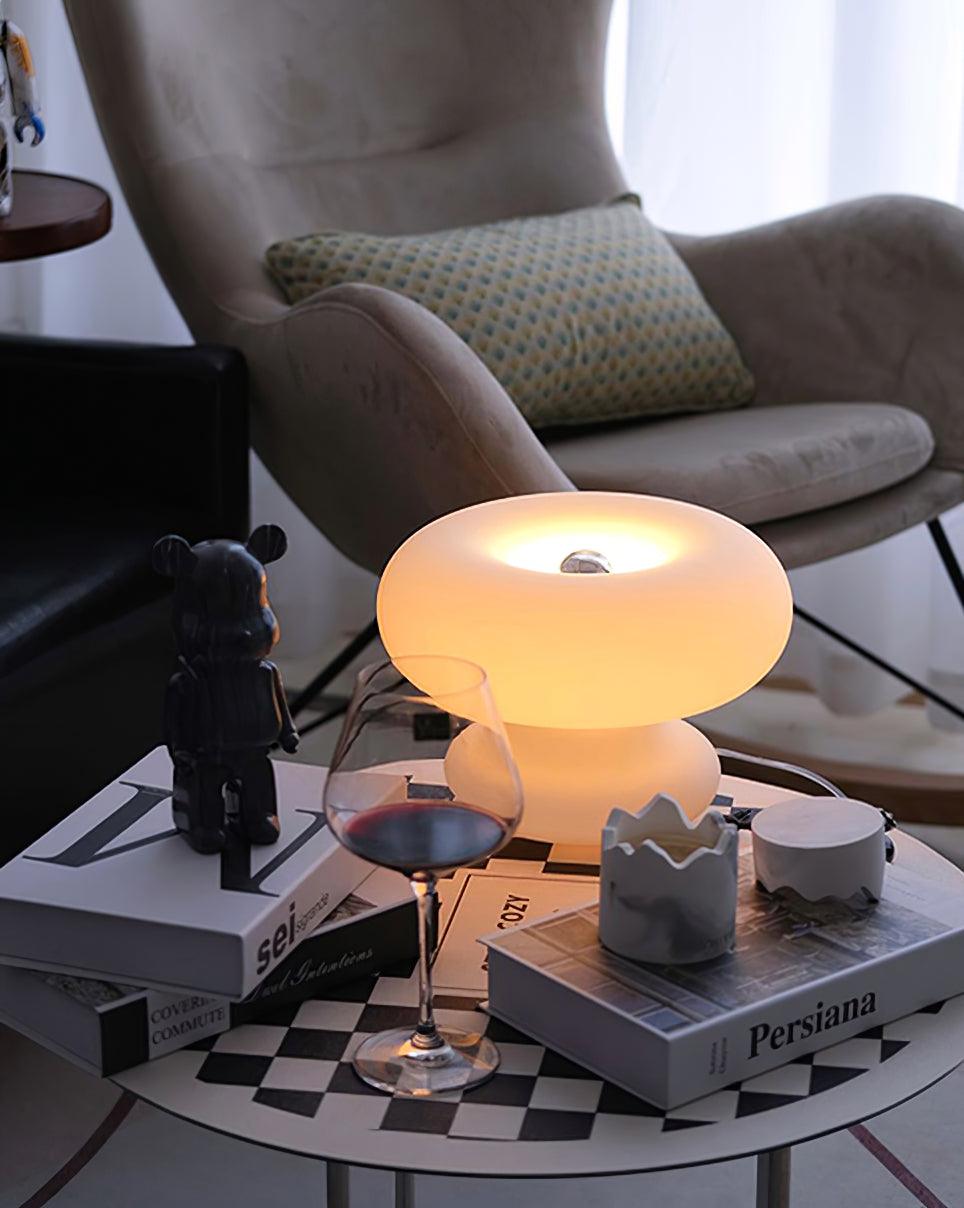 LumoDonut™ | Modern Donut-Shaped LED Table Lamp