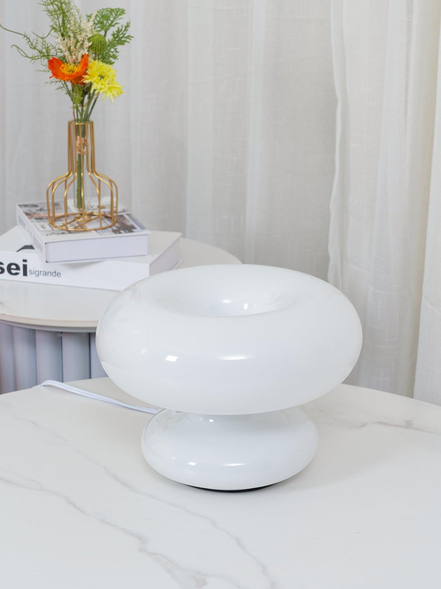 LumoDonut™ | Modern Donut-Shaped LED Table Lamp