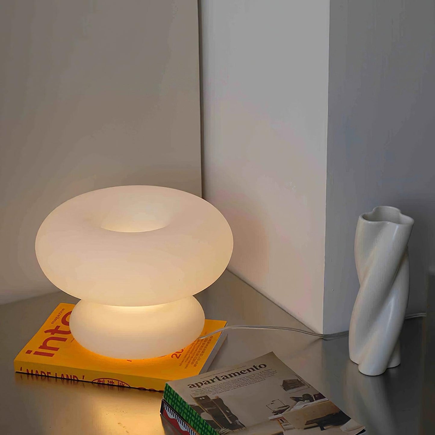 LumoDonut™ | Modern Donut-Shaped LED Table Lamp