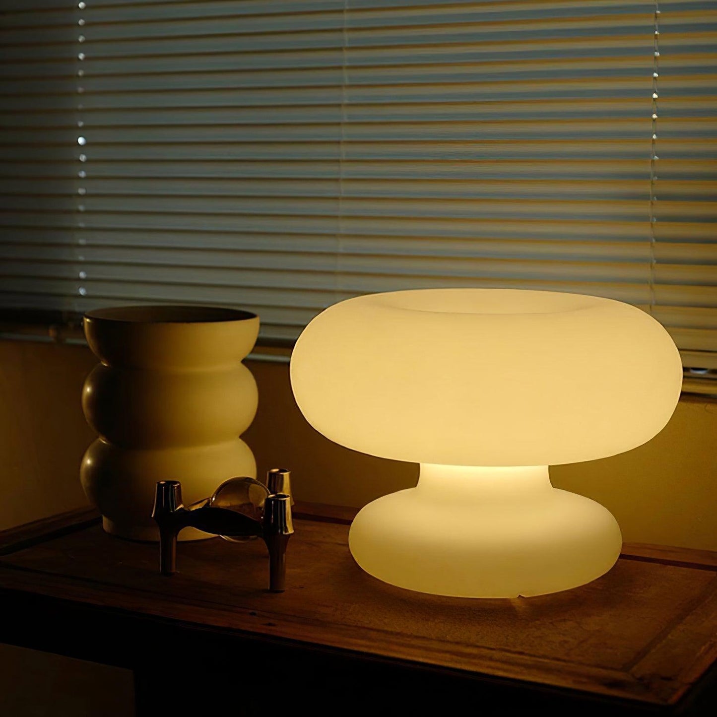 LumoDonut™ | Modern Donut-Shaped LED Table Lamp