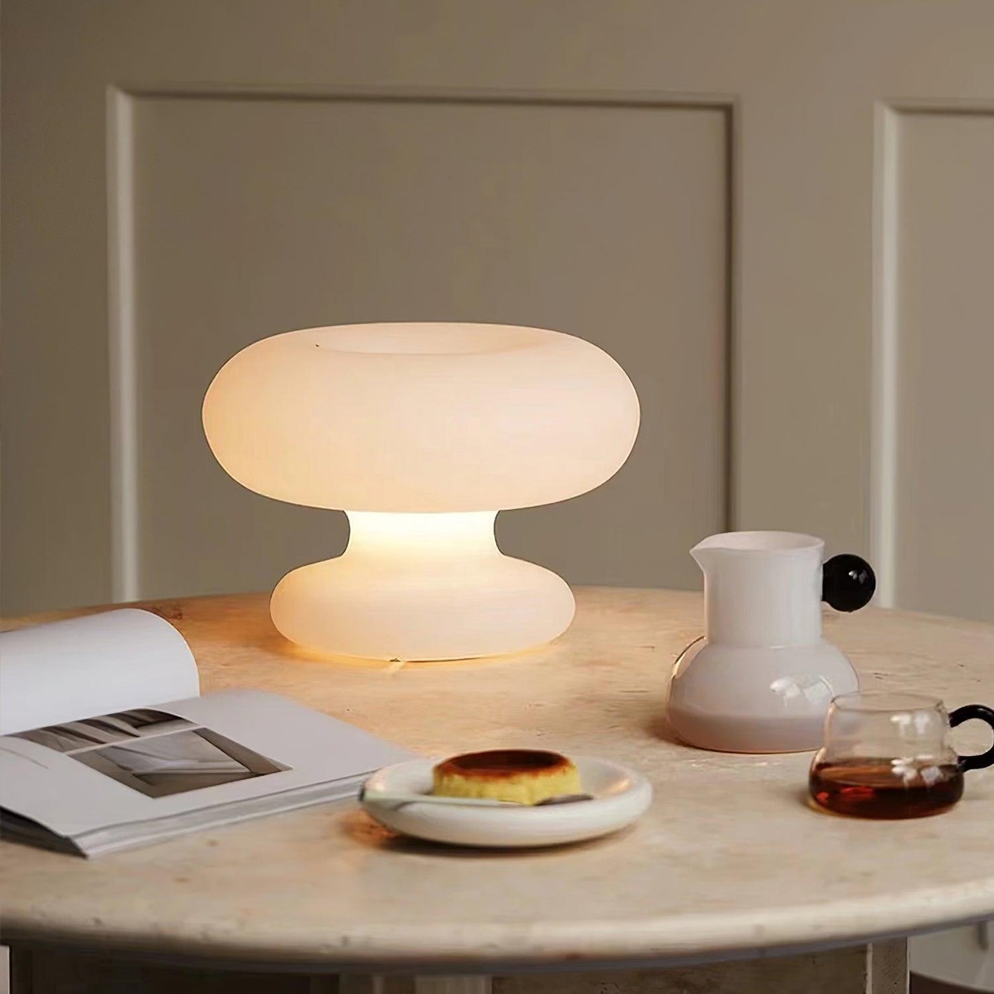 LumoDonut™ | Modern Donut-Shaped LED Table Lamp