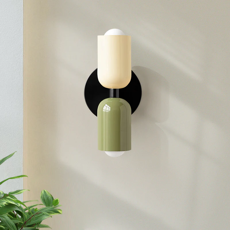 Modern Vintage Double-Headed Utility Room Wall Light - Stylish Illumination for Contemporary Spaces