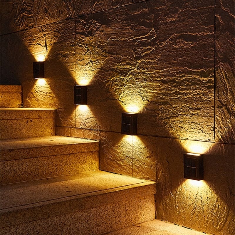 Outdoor Solar Wall Light for Garden Fences