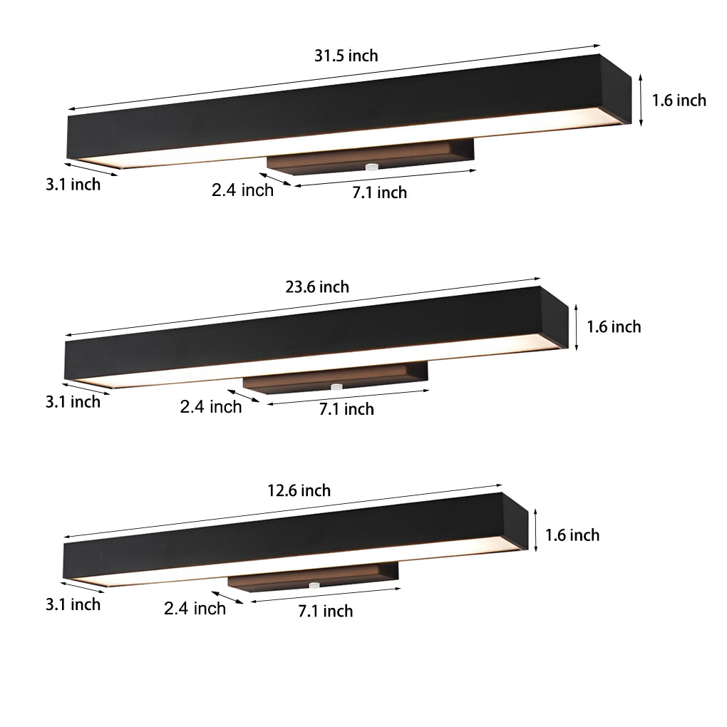 Outdoor Black Stainless Steel Wall Light