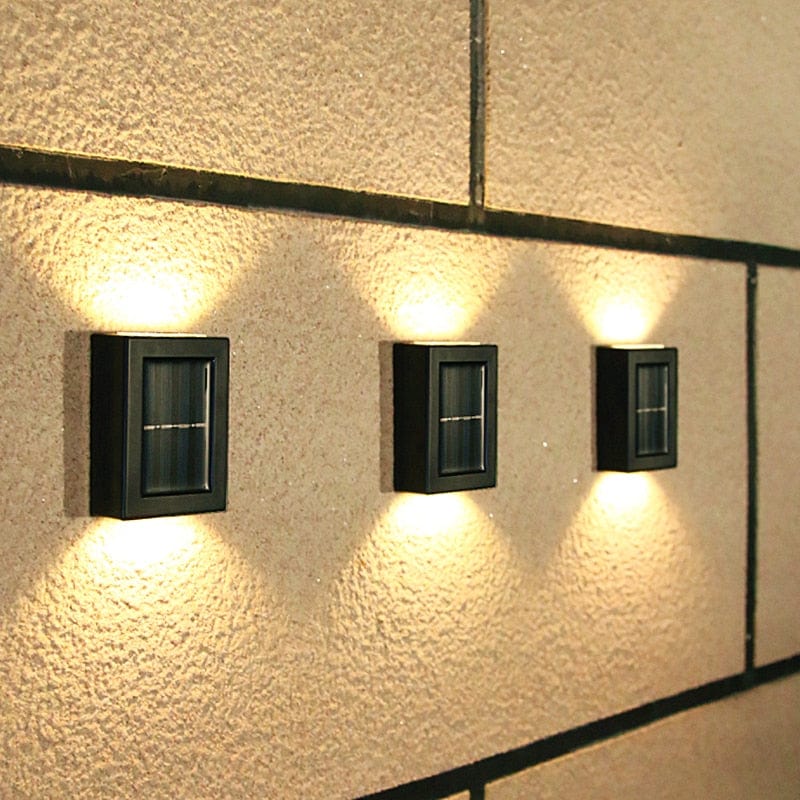 Outdoor Solar Wall Light for Garden Fences