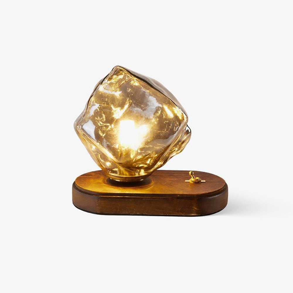 IceGlow™| Elegant Glass Table Lamp with Ambient LED Lighting