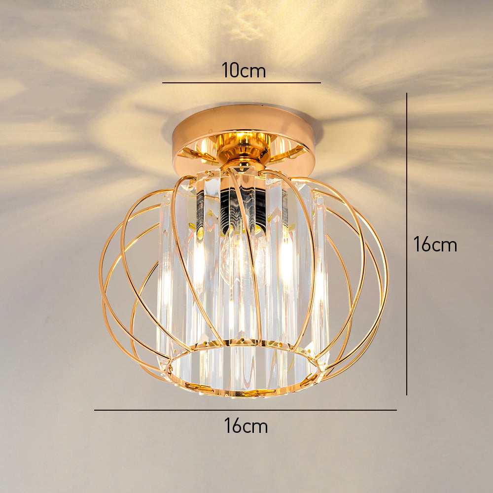 Pendant Light Black Glass Globe Ceiling Fixture