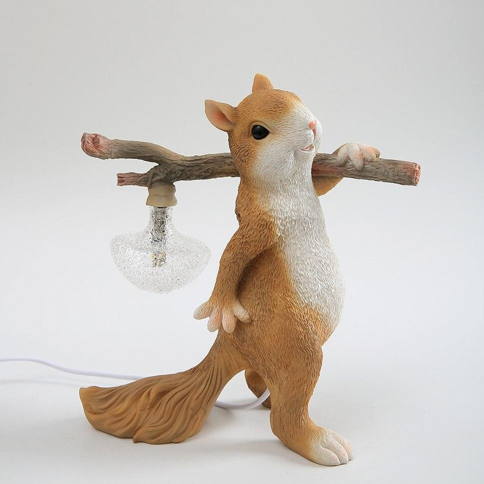 SquirrelGlow™ | Modern Squirrel Table Lamp for Cozy Home Décor