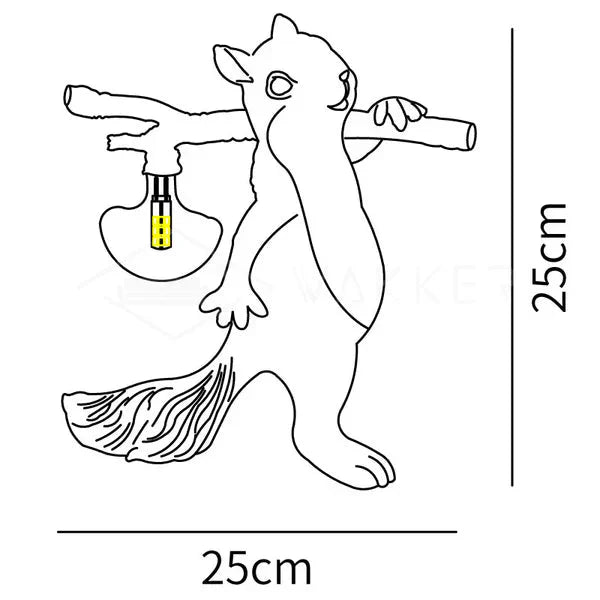 SquirrelGlow™ | Modern Squirrel Table Lamp for Cozy Home Décor