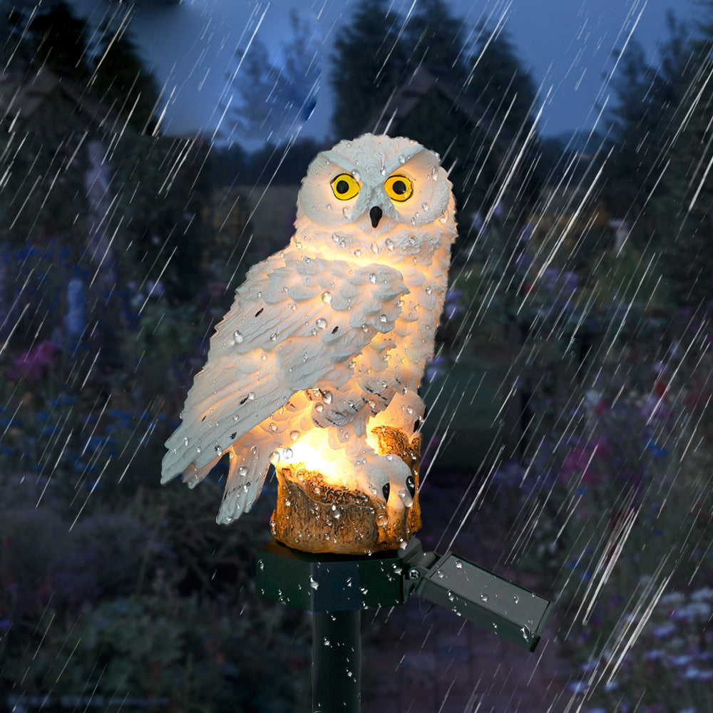 Garden Light Solar Owl Outdoor LED Set