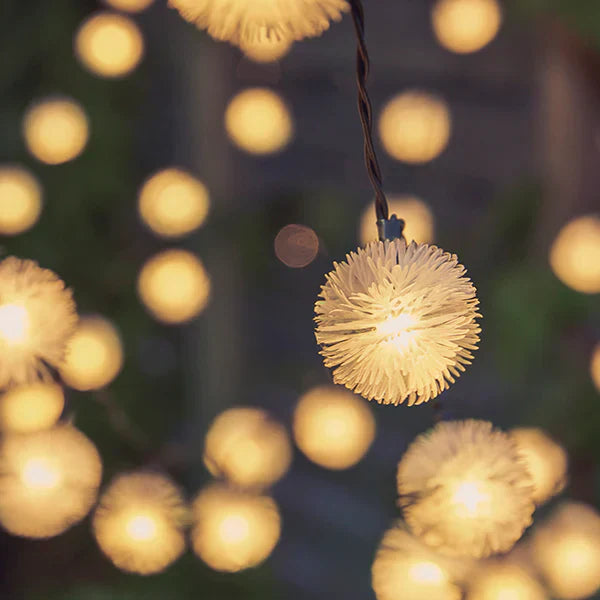 Fairy Lights Warm White Solar Outdoor String