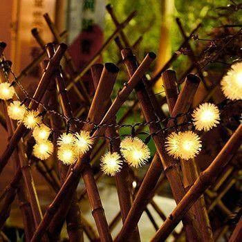 Fairy Lights Warm White Solar Outdoor String