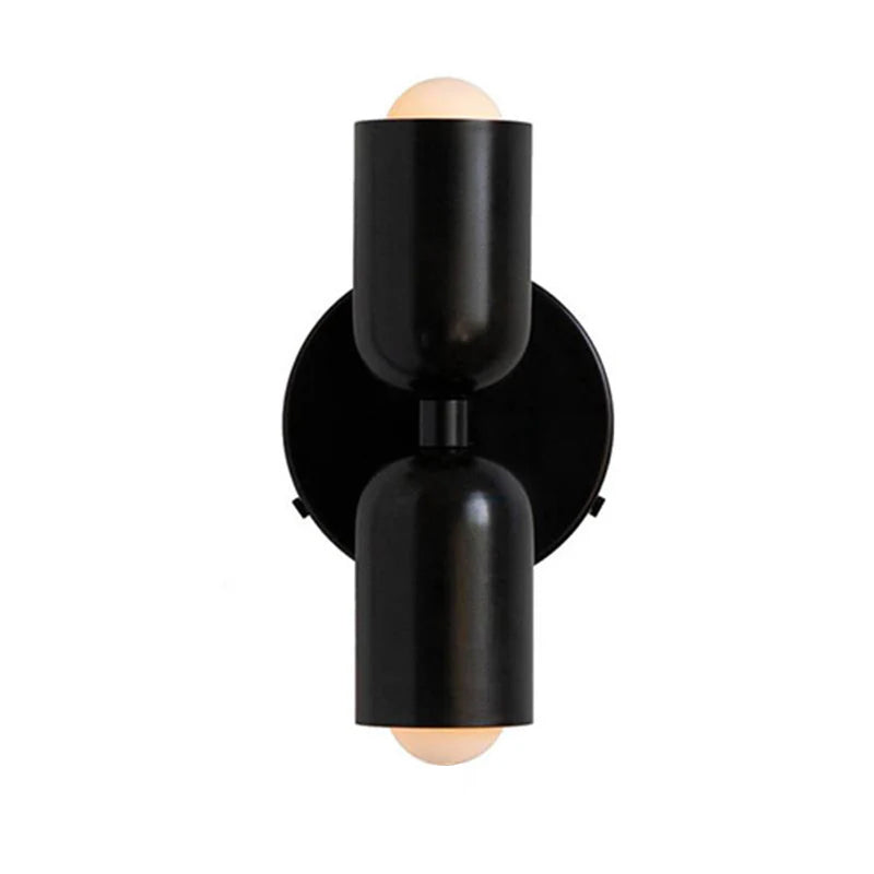 Modern Vintage Double-Headed Utility Room Wall Light - Stylish Illumination for Contemporary Spaces