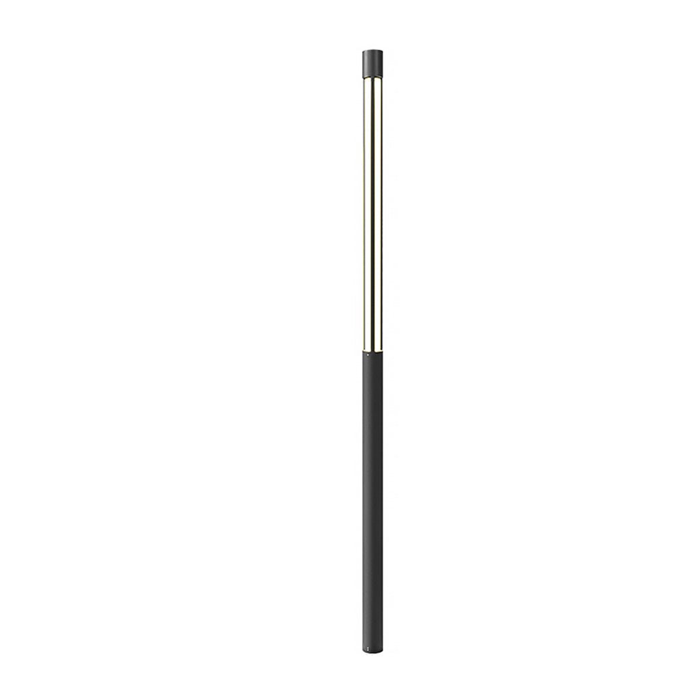 Outdoor LED Bollard Light Black Aluminium Post