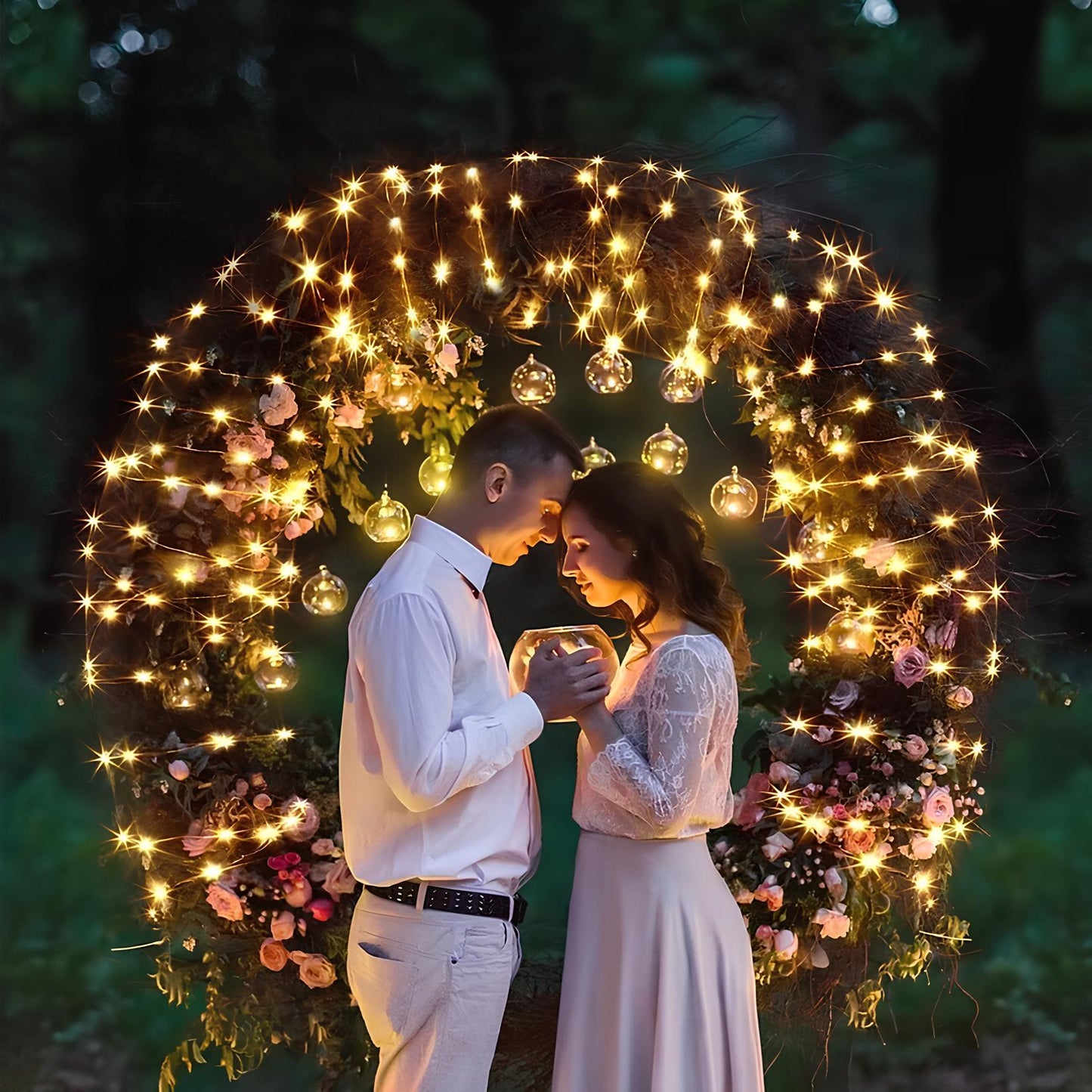 Solar Powered Outdoor String Lights