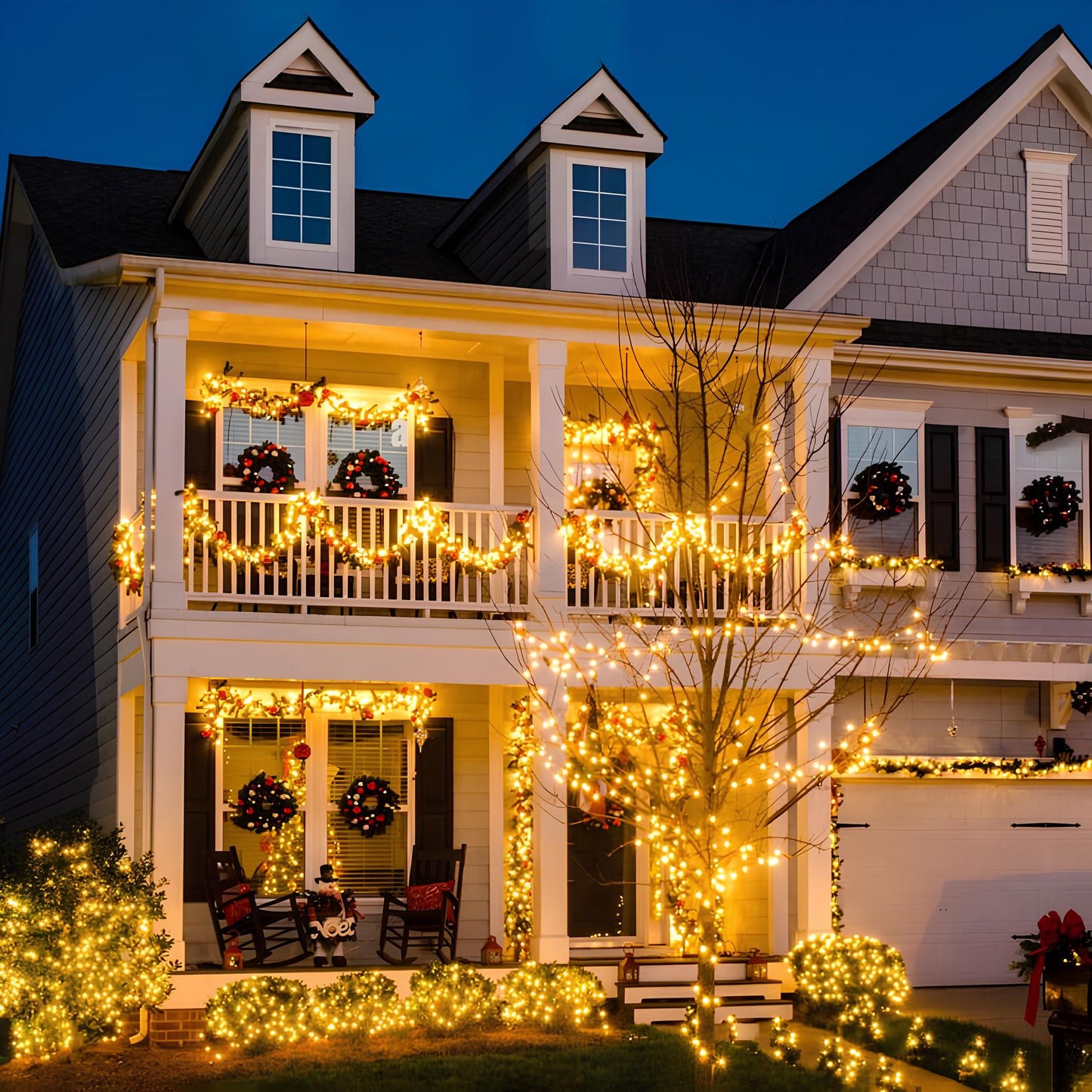 Solar Powered Outdoor String Lights